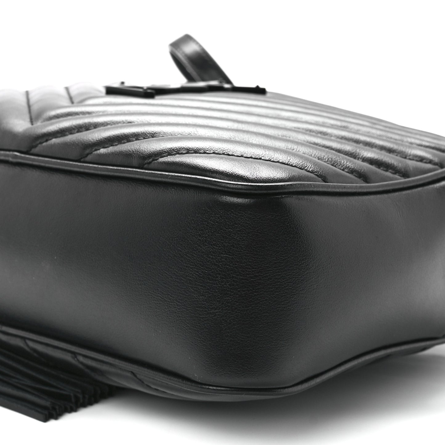 Calfskin Matelasse Monogram Lou Camera Bag Black