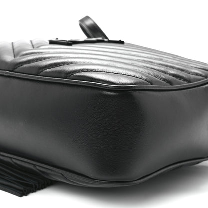 Saint Laurent Calfskin Matelasse Monogram Lou Camera Bag Black 10 of 10