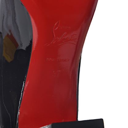 Christian Louboutin Patent Cadrilla 70 Pumps 37 Black 6 of 8