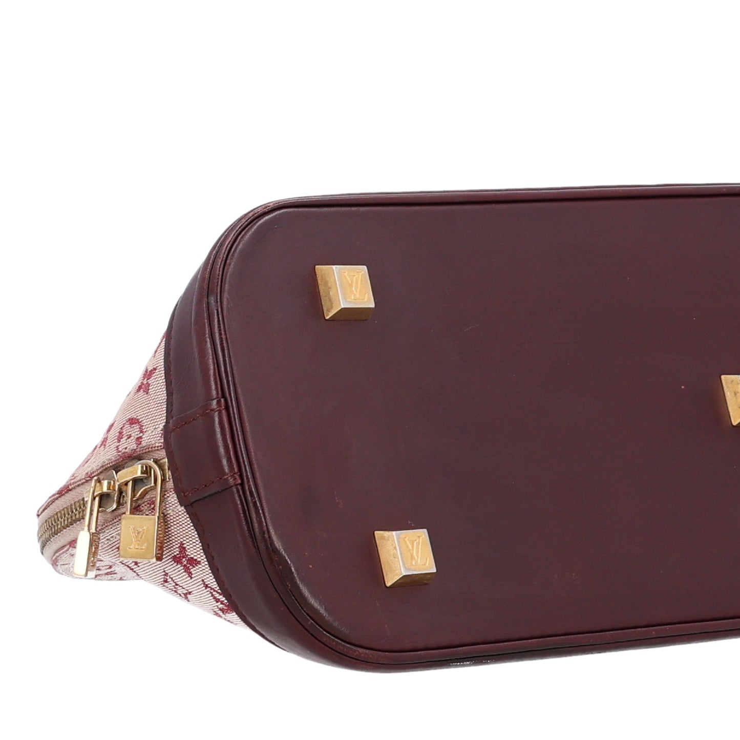 Mini Monogram Alma Long Cherry