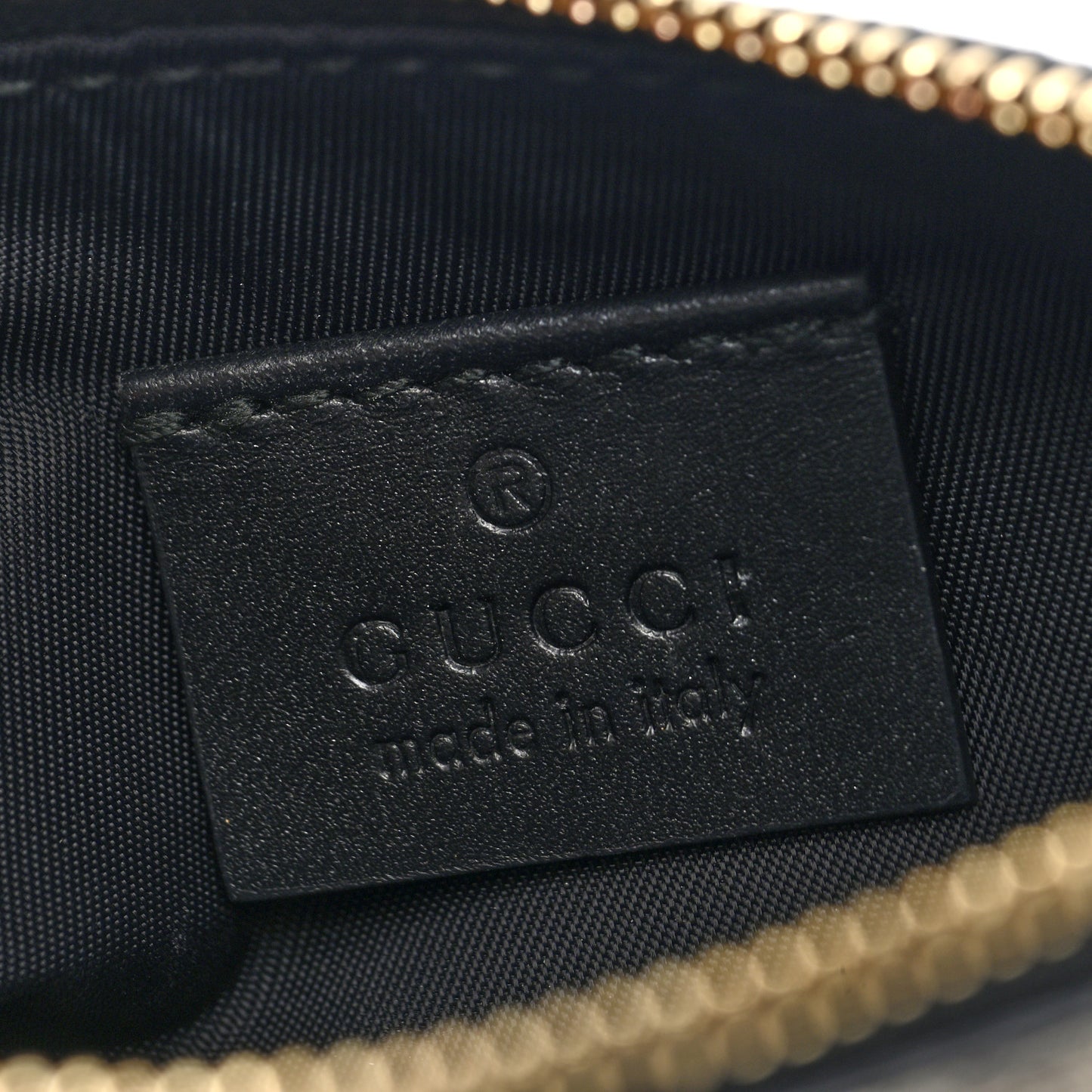 GG Supreme Monogram Mini Chain Bag Beige Black