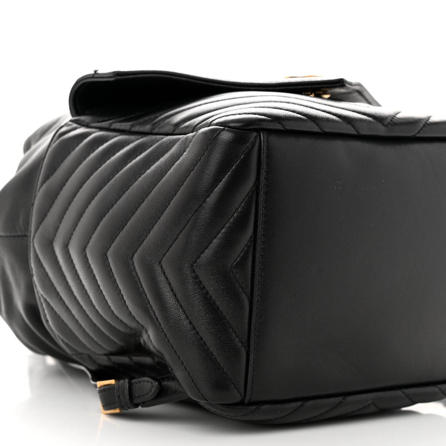 Lambskin Matelasse Monogram Joe Backpack Black