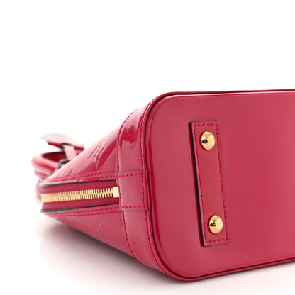 Louis Vuitton Vernis Alma BB Rose Indien 9 of 10