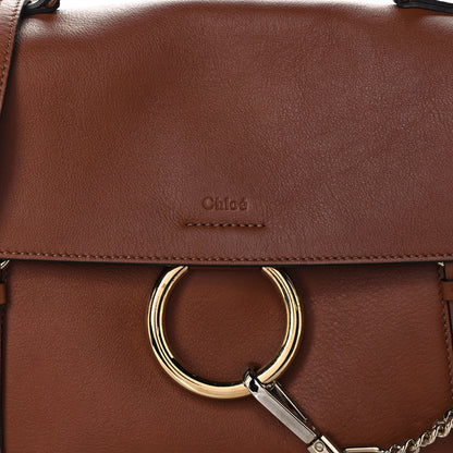 Chloe Calfskin Small Faye Day Shoulder Bag Tan 8 of 11