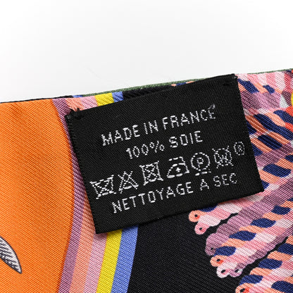 Hermes Silk Epaulettes De Gala Twilly Black Multicolor 3 of 5