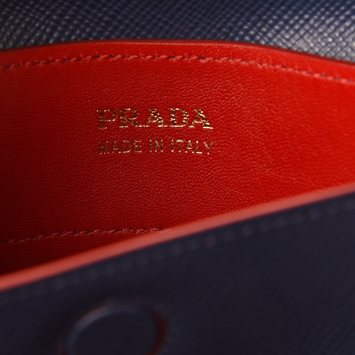 Prada Saffiano Cuir Large Double Bag Bleuette 5 of 8