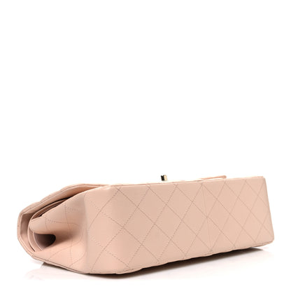 Chanel Caviar Quilted Jumbo Double Flap Light Beige 3 of 10