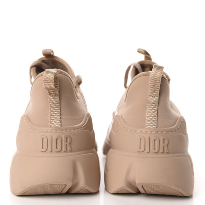 Christian Dior Neoprene Rubber Womens D-Connect Sneakers 39.5 Nude 5 of 8