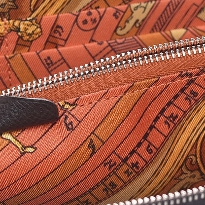 Hermes Epsom Silk'In Wallet Graphite Potiron 7 of 8