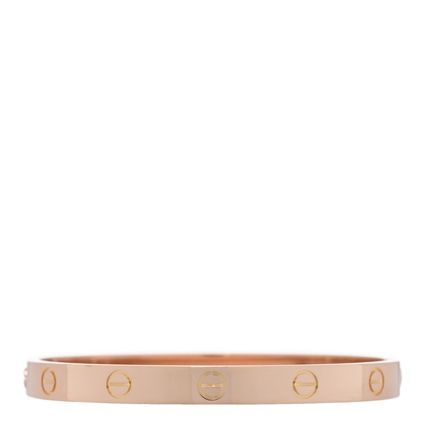 Cartier 18K Pink Gold LOVE Bracelet 17 1 of 7