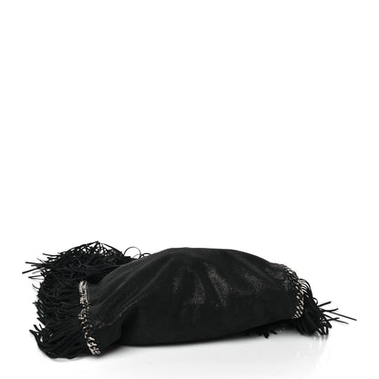 Stella McCartney Eco Suede Fringe Falabella Tote Black 4 of 9