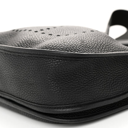 Hermes Taurillon Clemence Evelyne III PM Black 10 of 12