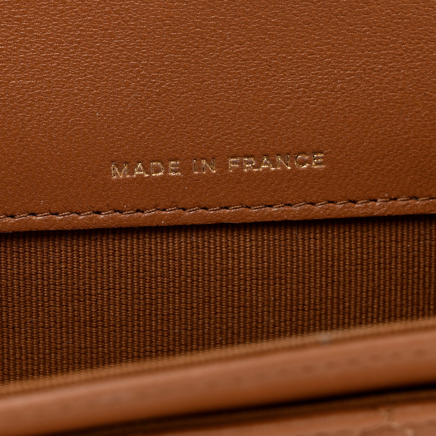 Chanel Lambskin Quilted Flap Card Holder Wallet Brown 6 of 10