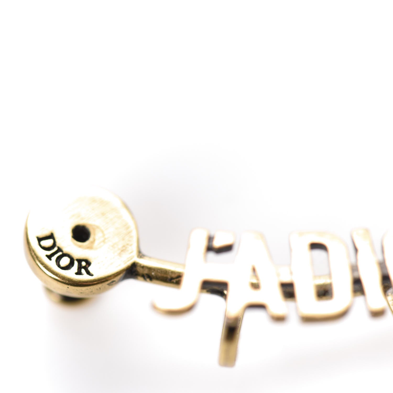 Christian Dior Pearl J'Adior Earring Aged Gold 4 of 5
