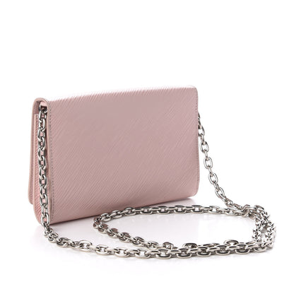 Louis Vuitton Epi Twist Chain Wallet Rose Ballerine 3 of 13
