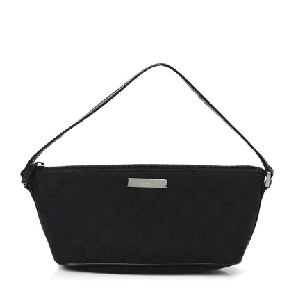 Gucci Monogram Boat Pochette Black 1 of 10