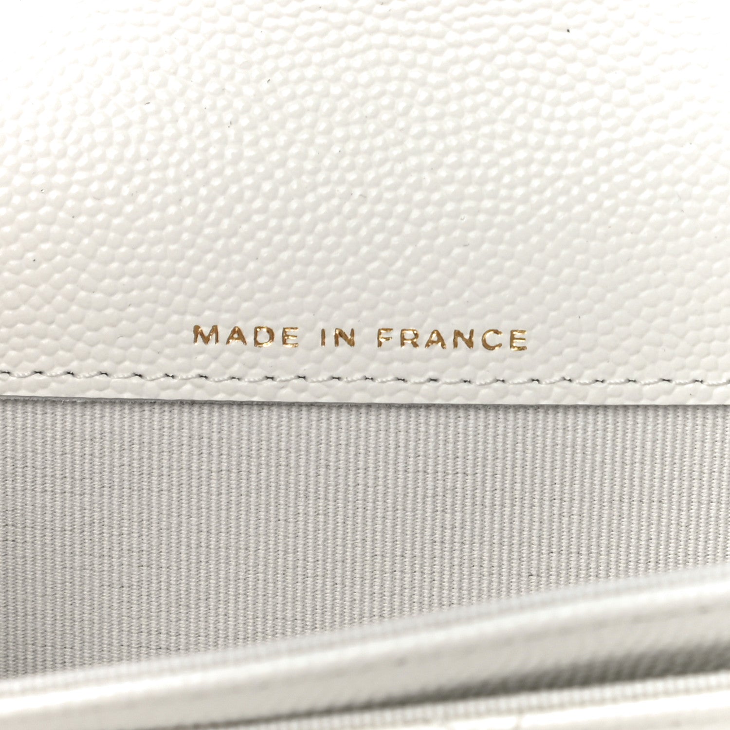 Chanel Caviar Quilted Flap Card Holder Wallet White 7 of 12