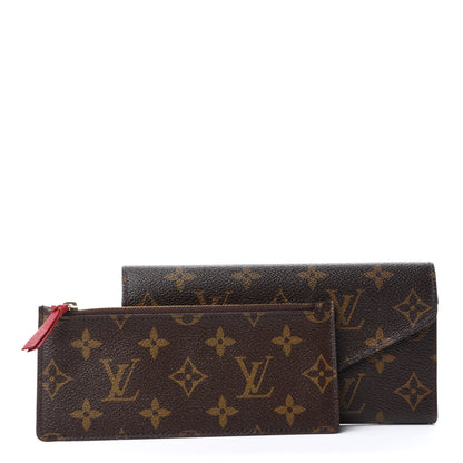 Louis Vuitton Monogram Josephine Wallet Red 3 of 9