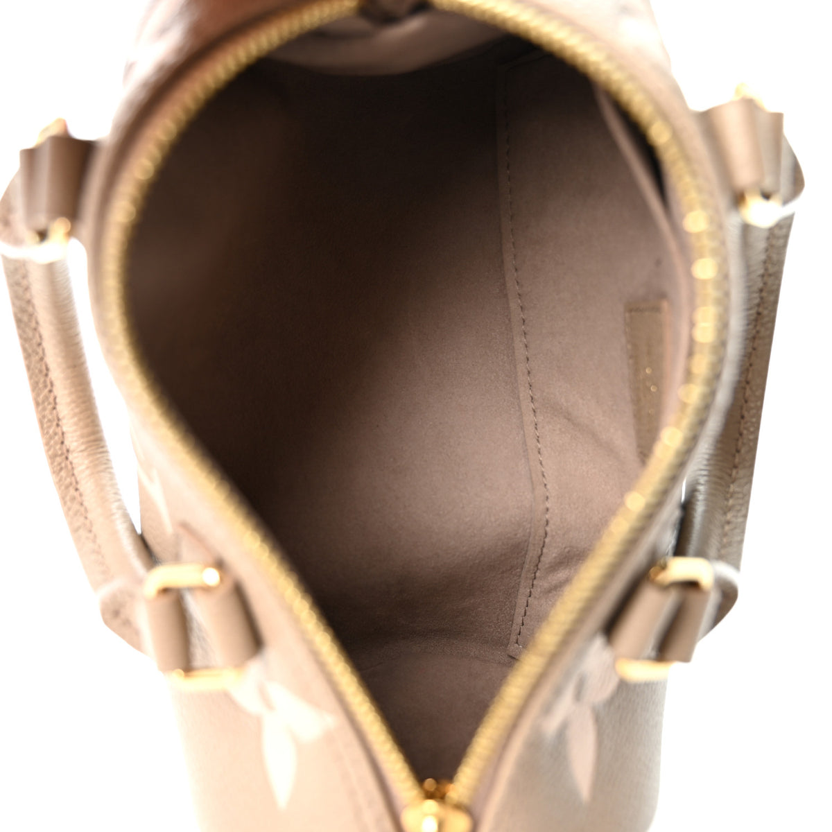 Louis Vuitton Empreinte Monogram Giant Papillon BB Tourterelle Cream 5 of 9