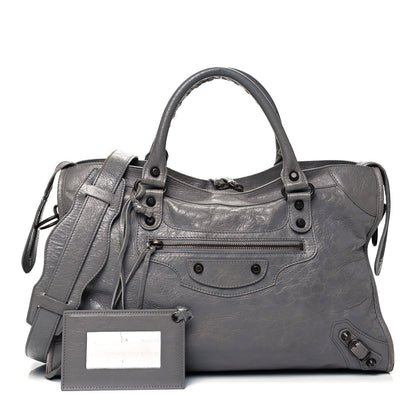 Balenciaga Agneau Classic Hardware City Gris Pyrite 1 of 9