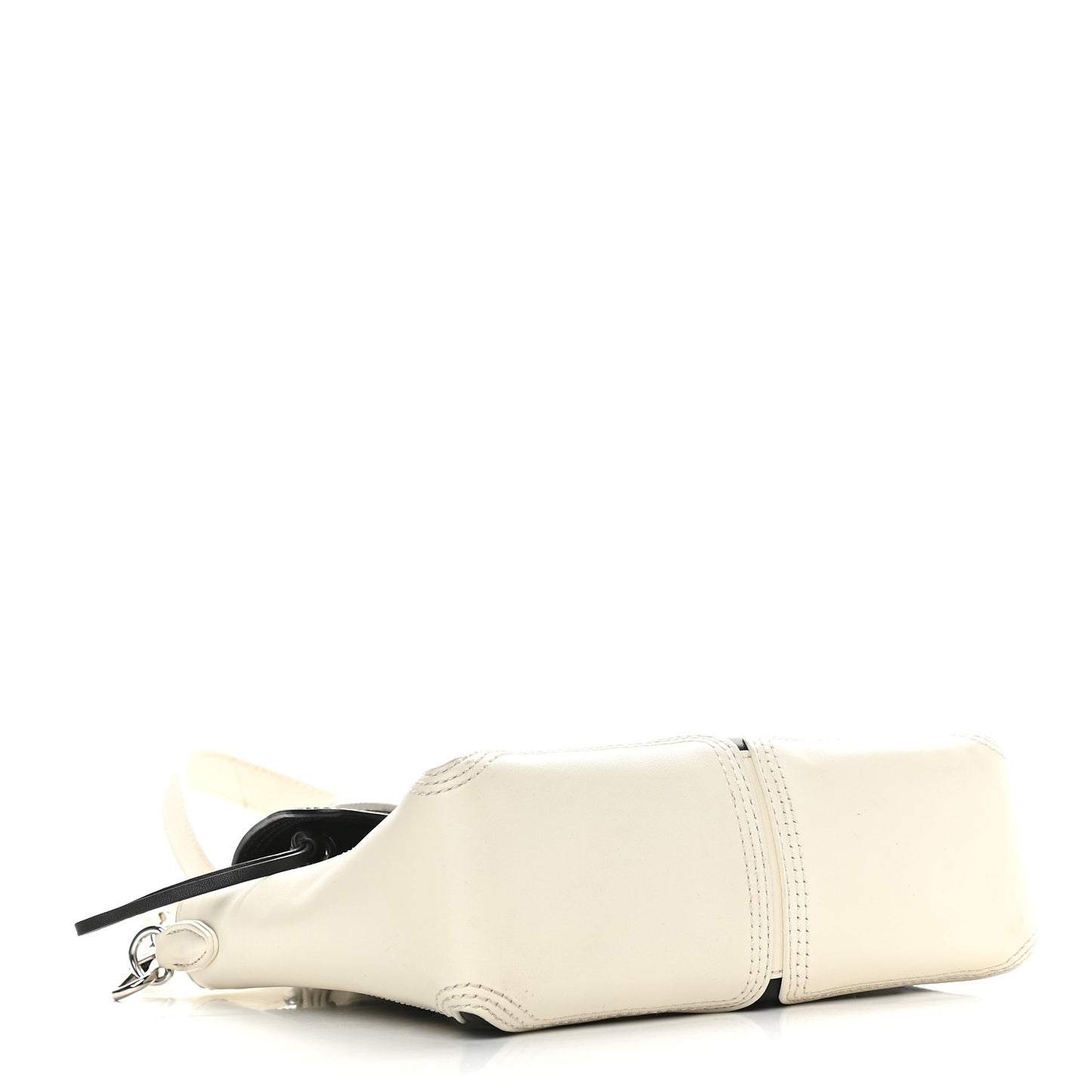 Mini Embroidered Pashli Satchel White Black