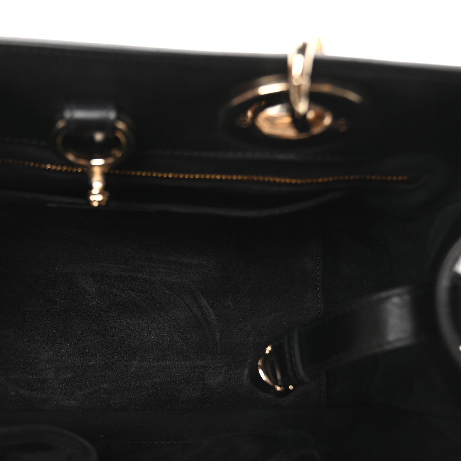Christian Dior Calfskin Cannage Medium The Lady 95.22 Black 5 of 9