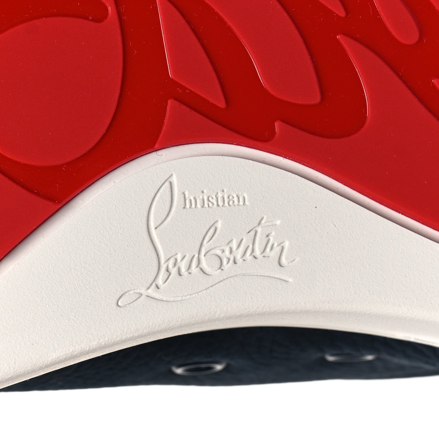 Christian Louboutin Nubuck Mens Louis Junior Orlato Flat Sneakers 42 42 Marine 7 of 9