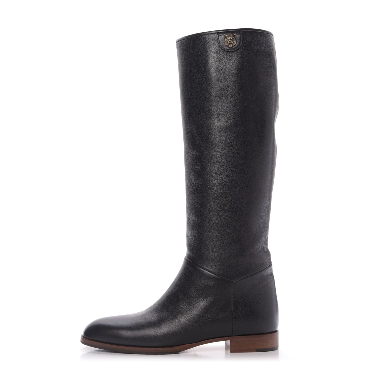 Gucci Calfskin Piuma Lux Energy High Boots 38.5 Black 1 of 10