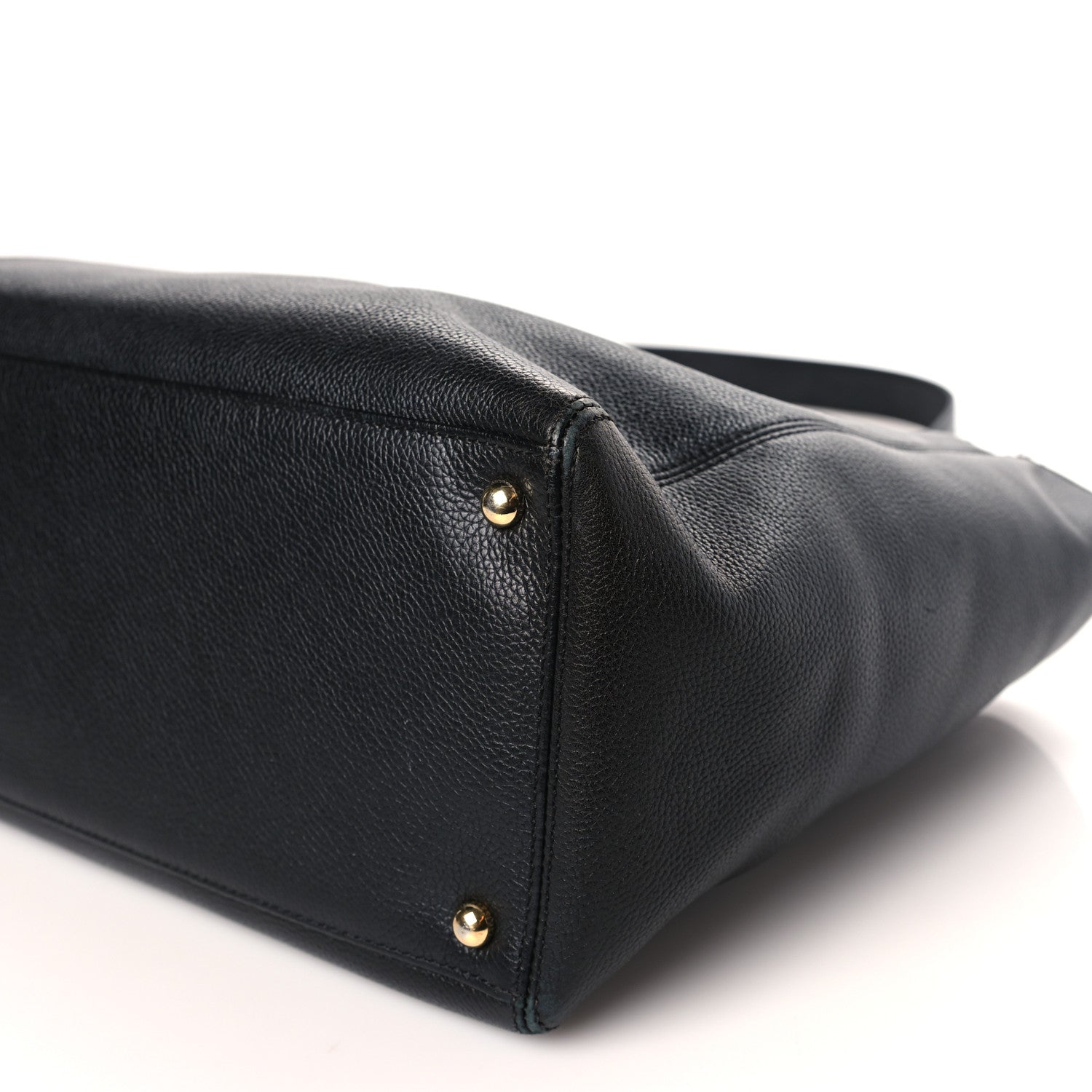 Chanel Calfskin Cerf Executive Shopper Tote Black 10 of 10