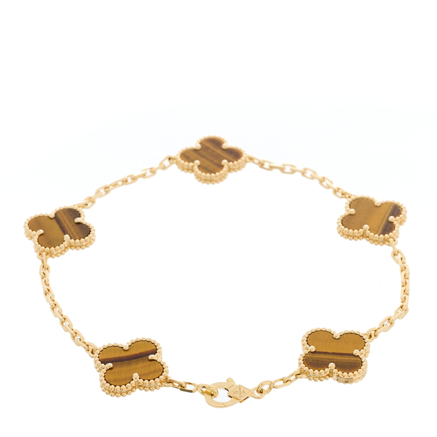 Louis Vuitton Large Essential V Necklace Gold 2 of 8