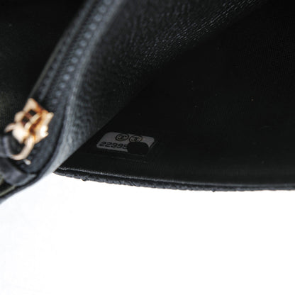 Chanel Caviar Quilted Boy Wallet On Chain WOC Black 8 of 8