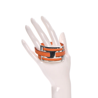 Hermes Chamonix Pousse Pousse Bracelet Orange 7 of 10