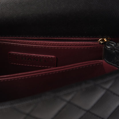 Chanel Caviar Quilted Mini Coco Handle Flap Black 8 of 11