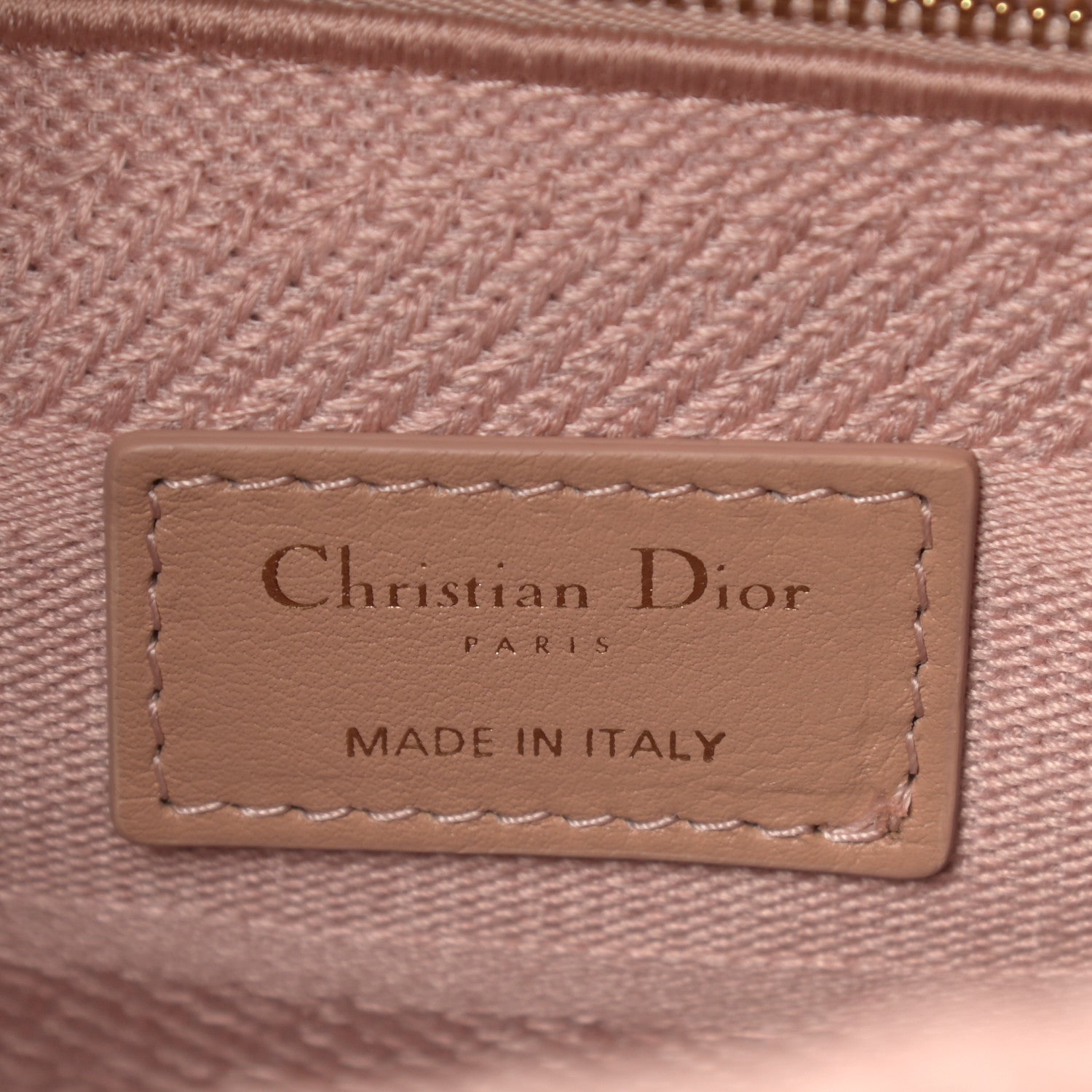 Christian Dior Canvas Embroidered Cannage Medium Lady D-Lite Pink 6 of 15