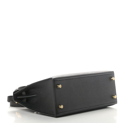 Hermes Epsom Kelly Sellier 25 Black 4 of 12