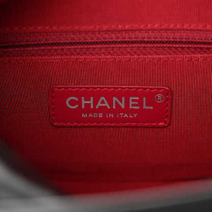 Chanel Aged Calfskin Quilted Small Gabrielle Hobo Black 6 of 10