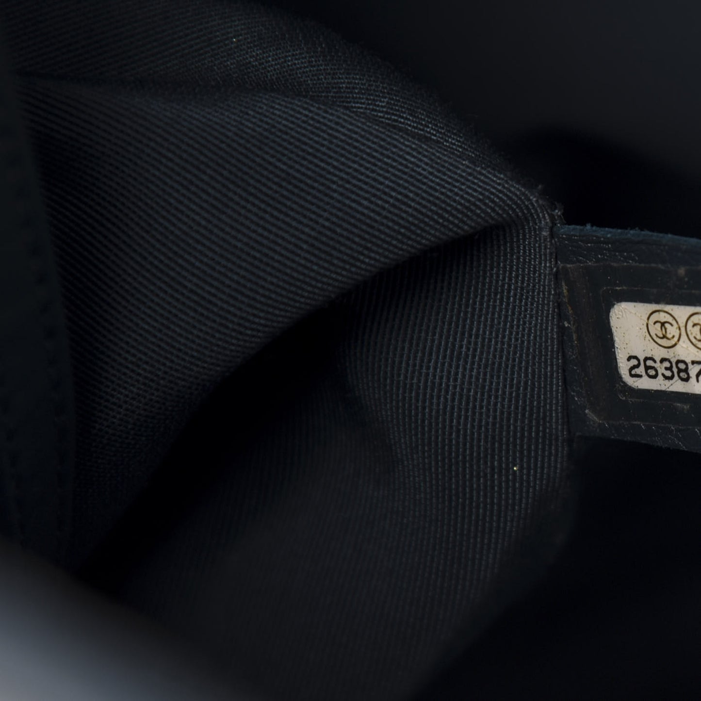 Calfskin Stitched Large Button Up Hobo Dark Blue