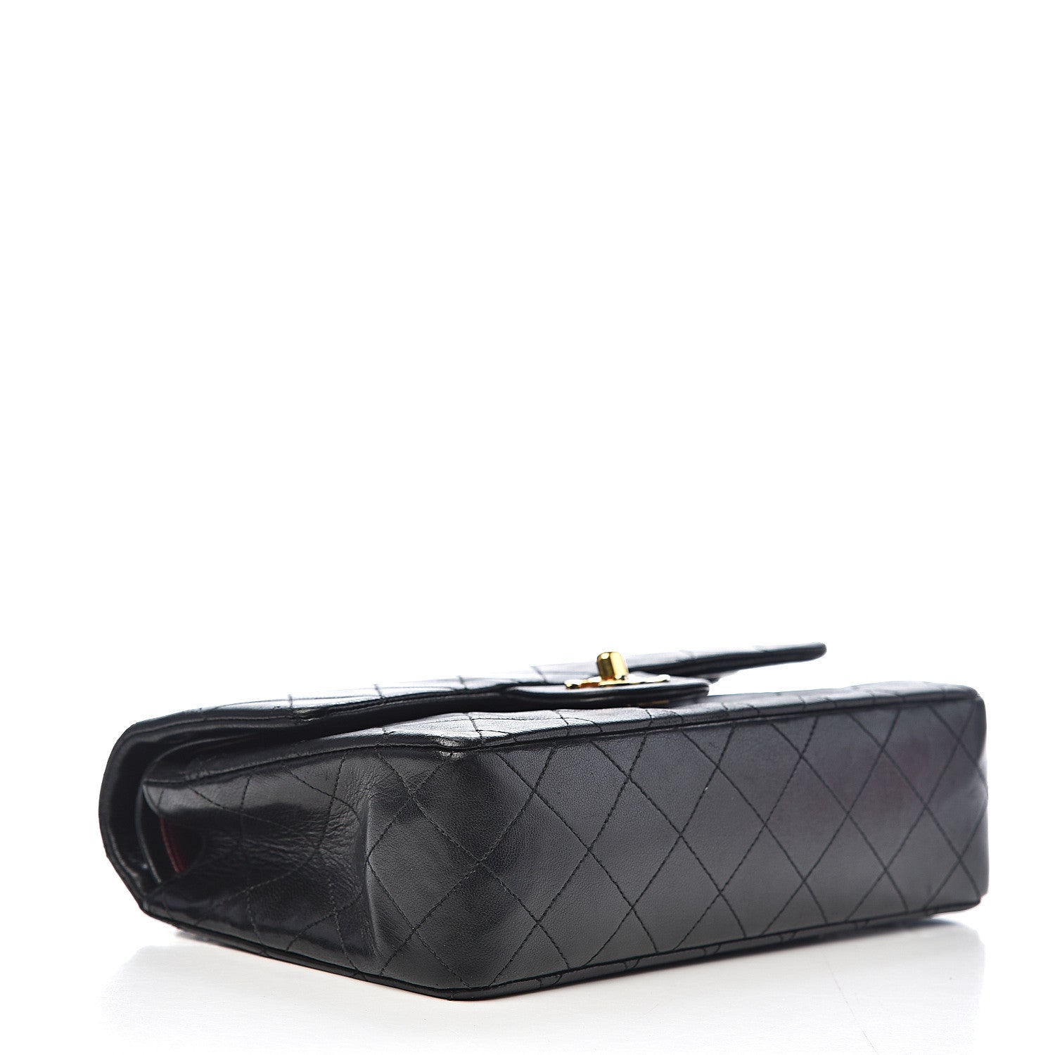 Chanel Lambskin Quilted Small Double Flap Black 3 of 16