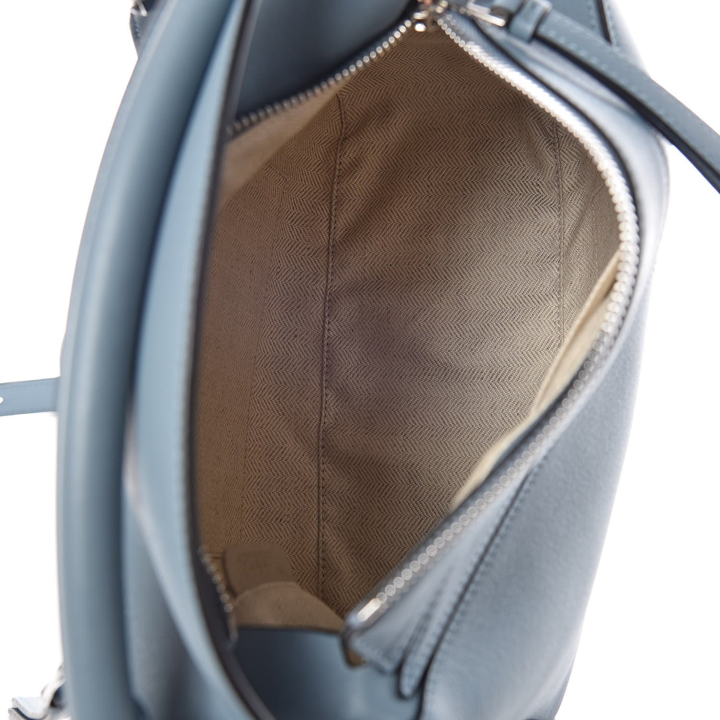 Calfskin Small Puzzle Bag Stone Blue