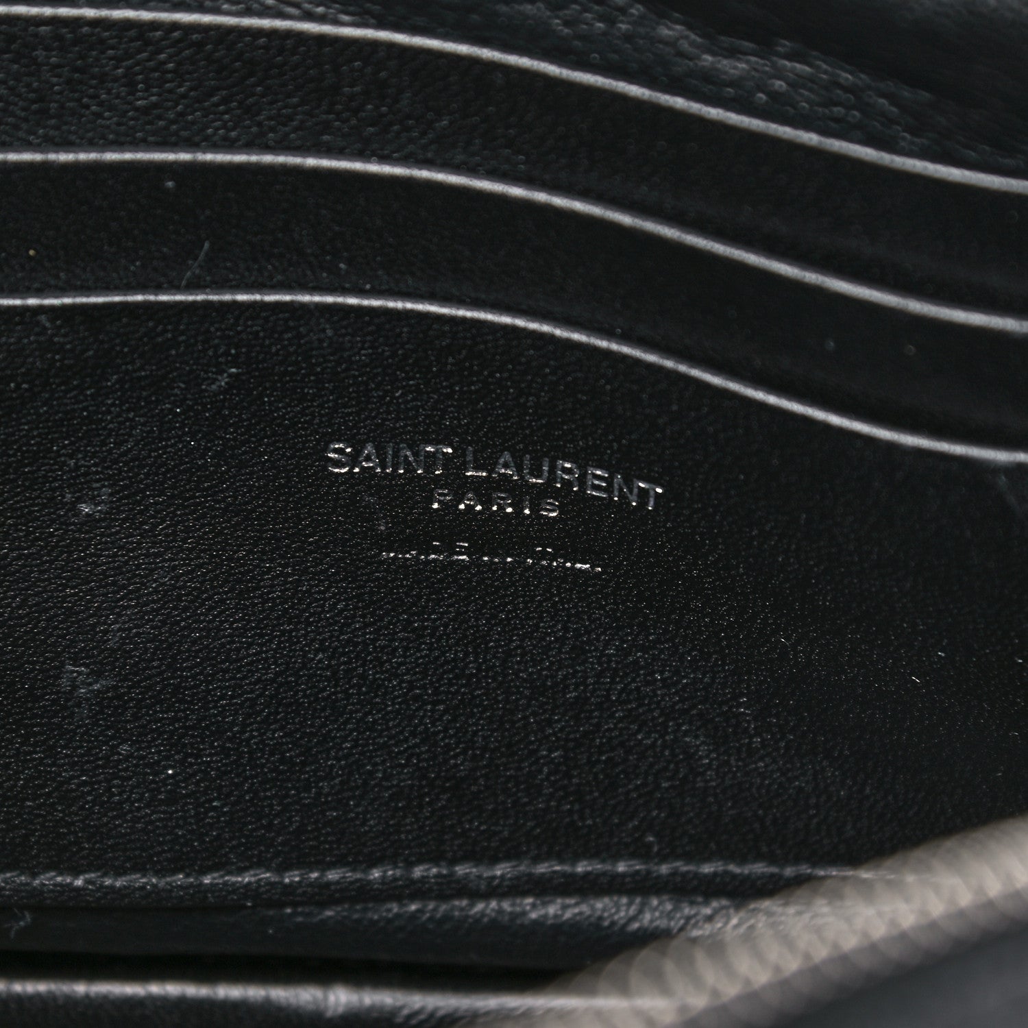 Saint Laurent Grain De Poudre Matelasse Monogram Mini Lou Camera Bag Black 5 of 11