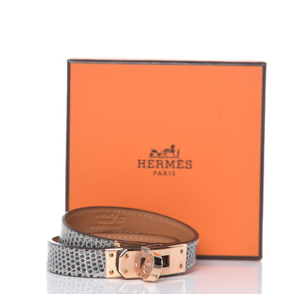Hermes Lizard Kelly Double Tour Bracelet T2 Ombre 7 of 7
