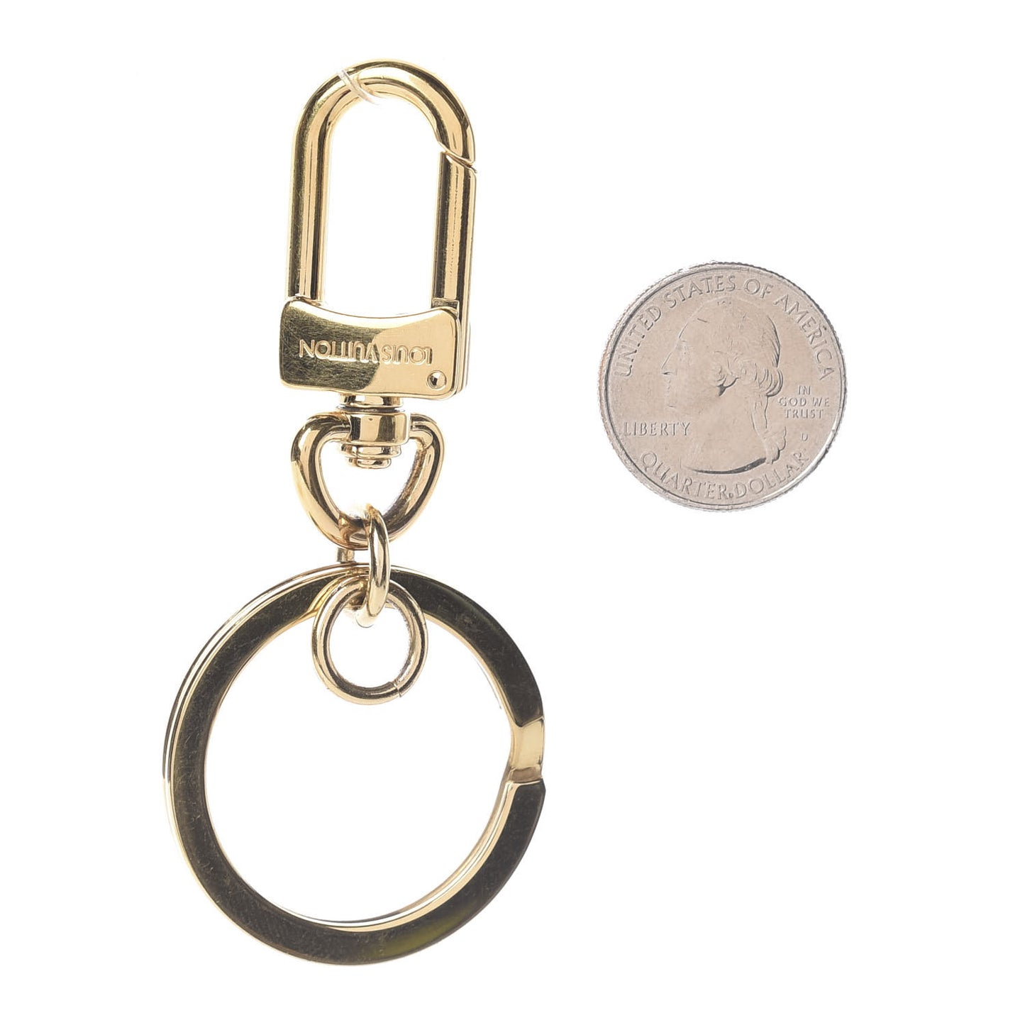Artsy Key Ring Holder Gold