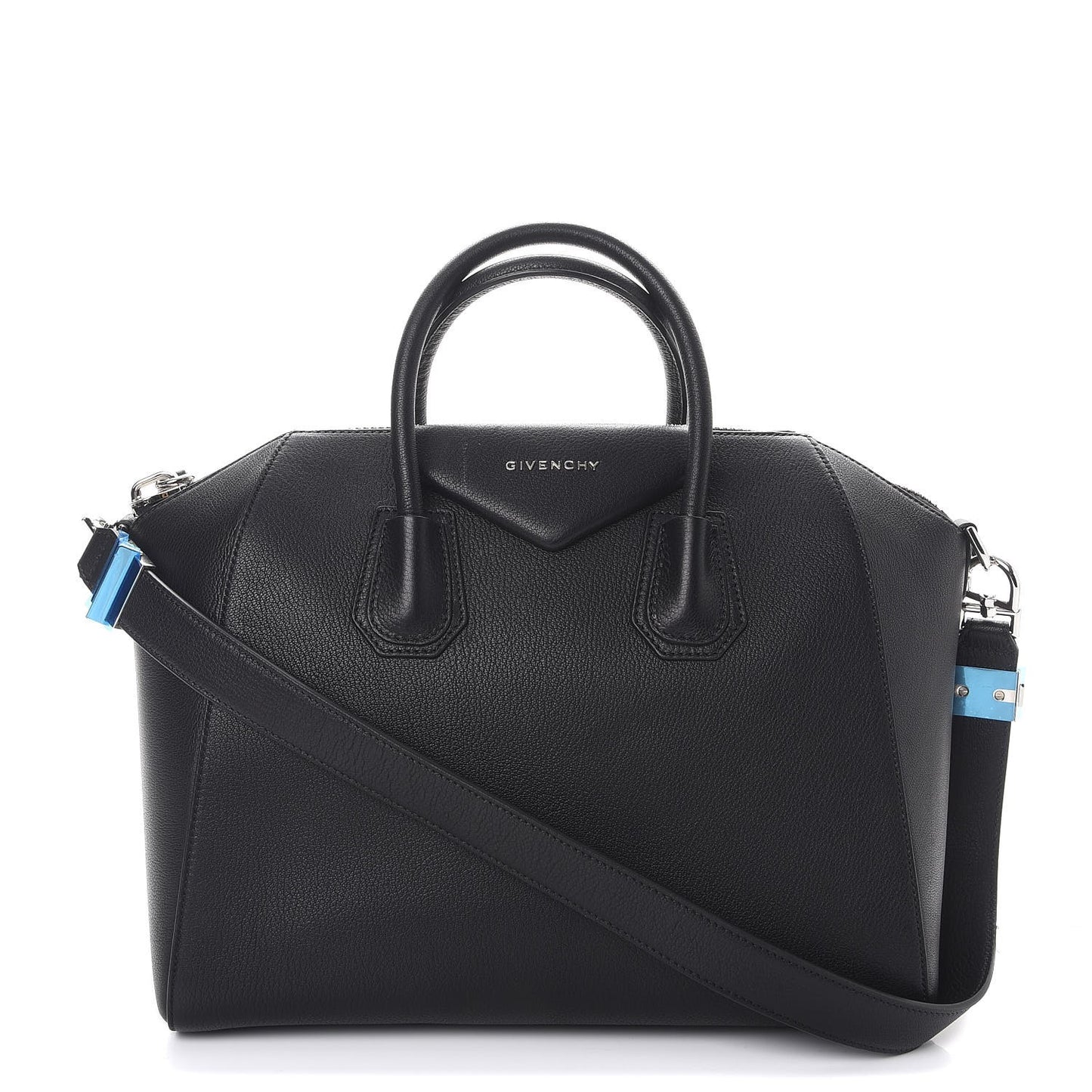 Sugar Goatskin Medium Antigona Black