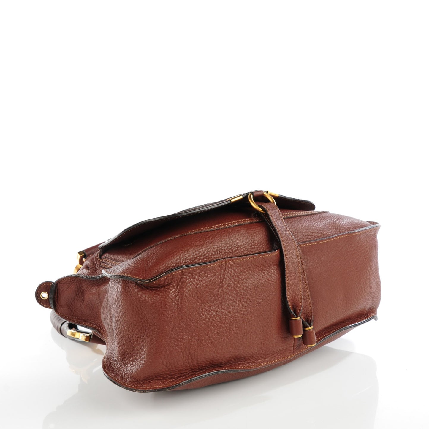Calfskin Medium Marcie Satchel Ebony