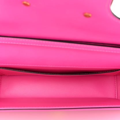 Valentino Garavani Calfskin Vlogo Loco Shoulder Bag Pink PP 4 of 9