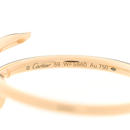 Cartier 18K Yellow Gold Small Juste Un Clou Ring 59 8.75 4 of 5