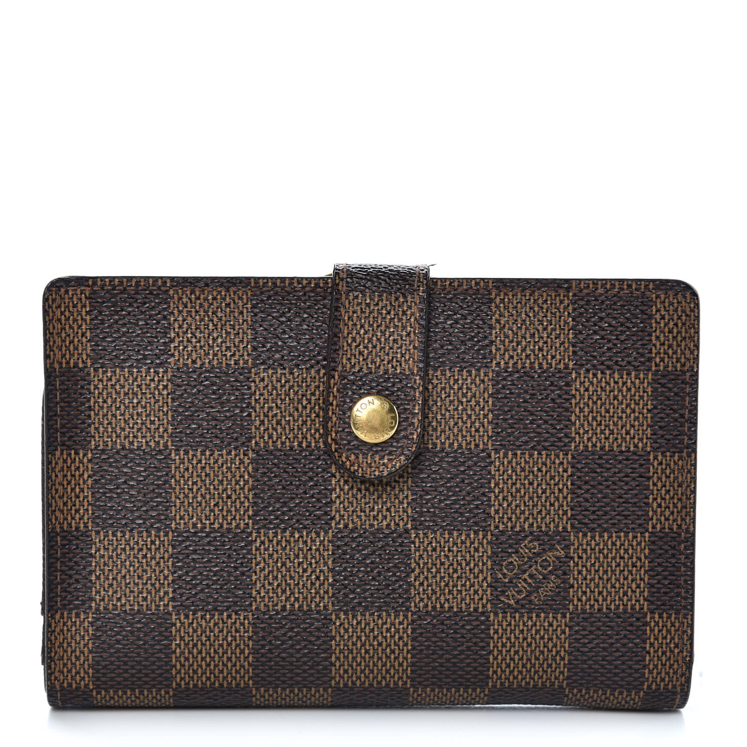 Louis Vuitton Damier Ebene French Purse Wallet 1 of 12