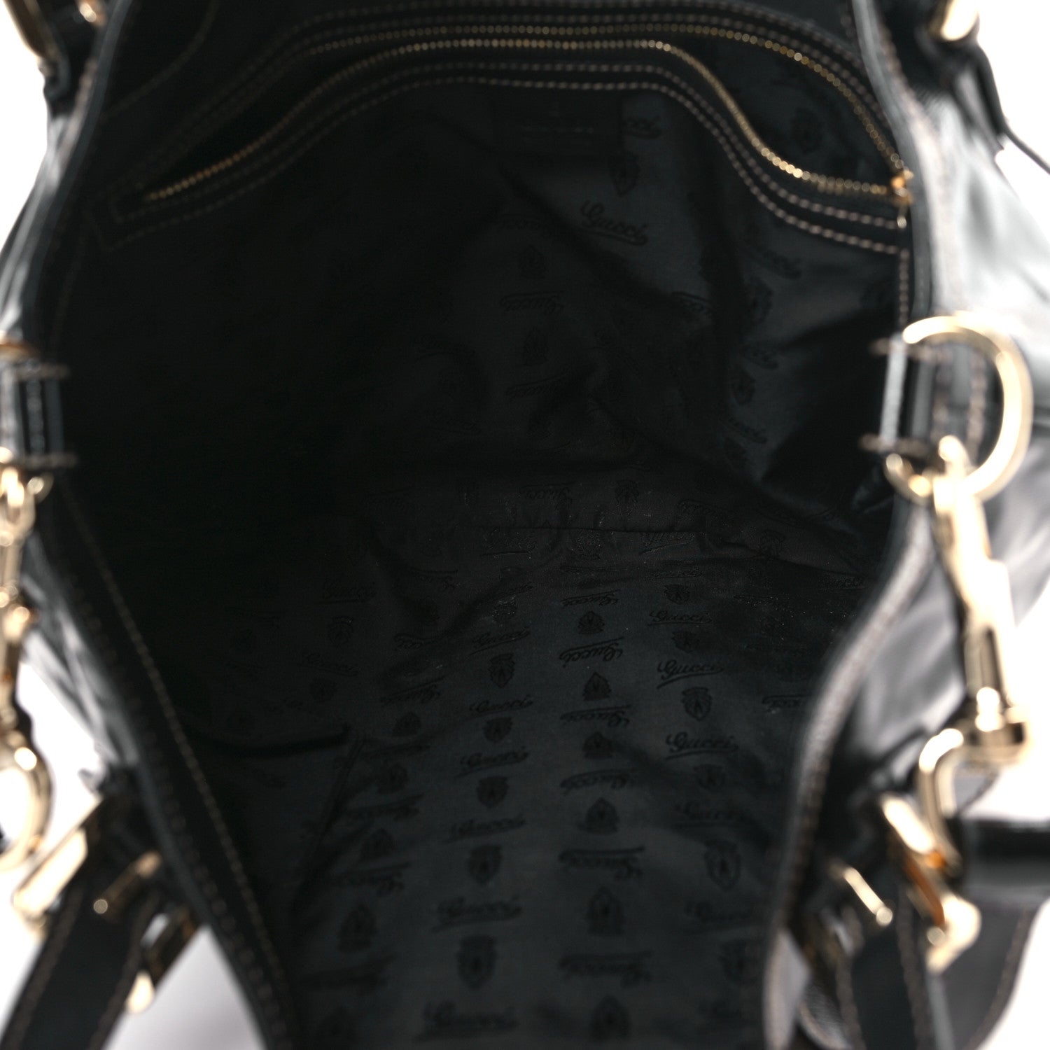 Gucci Dialux Medium Britt Tote Black 5 of 10