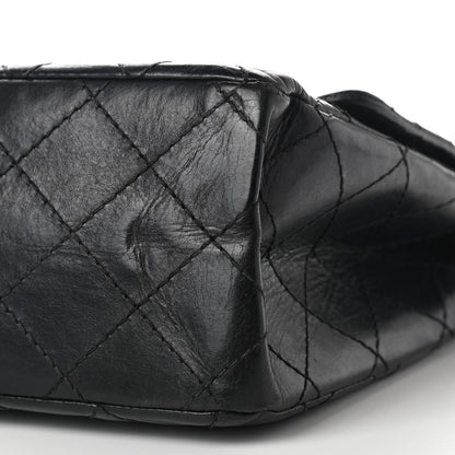 Chanel Aged Calfskin Quilted 2.55 Reissue 226 Flap Navy Blue 10 of 11