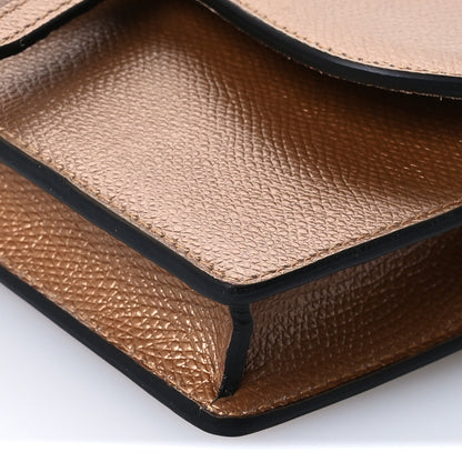 Christian Dior Metallic Grained Calfskin Saddle Belt Bag Gold 11 of 12